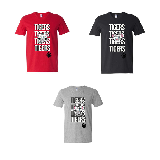 Marshall Tigers Tigers Tigers Unisex V-Neck Shirt