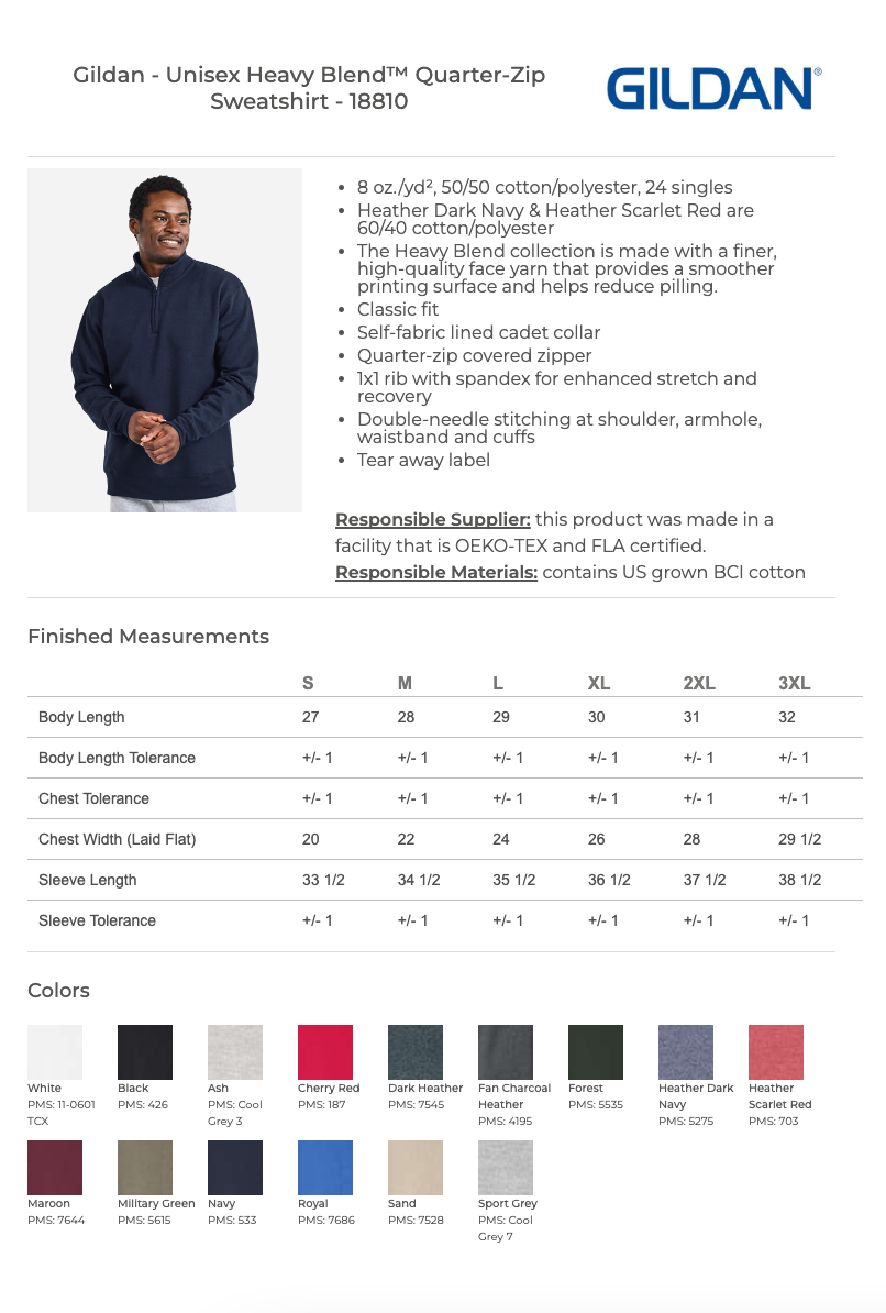 FCHS Quarter Zip