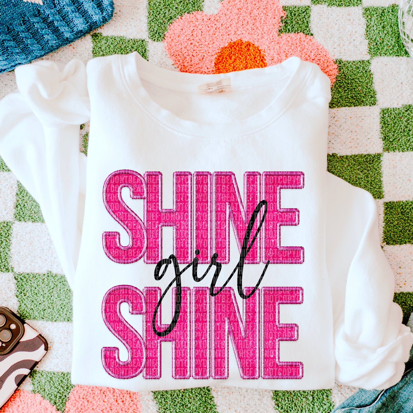 Shine girl Shine- Comfort Color Sweatshirt