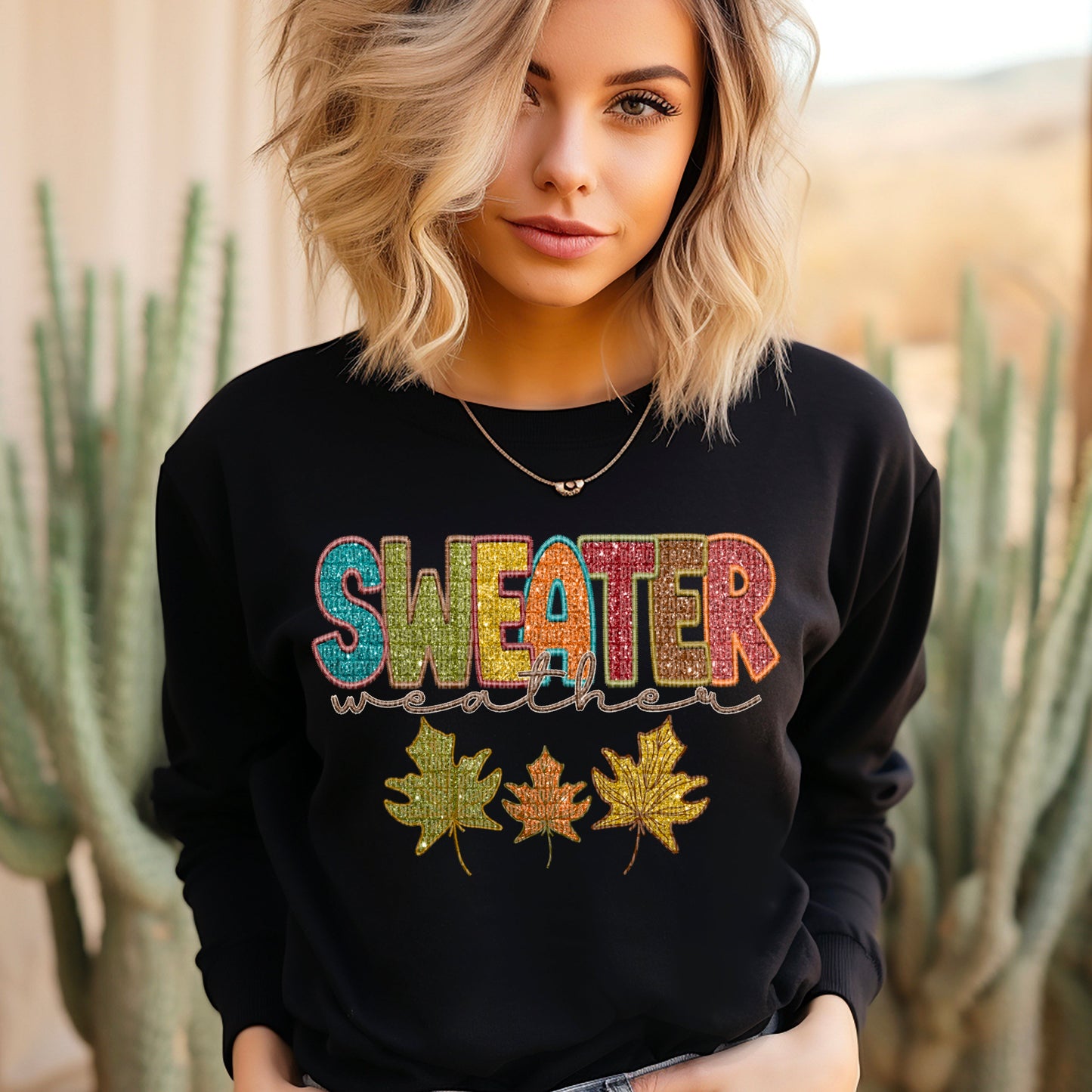 Sweater Weather-Sweatshirt