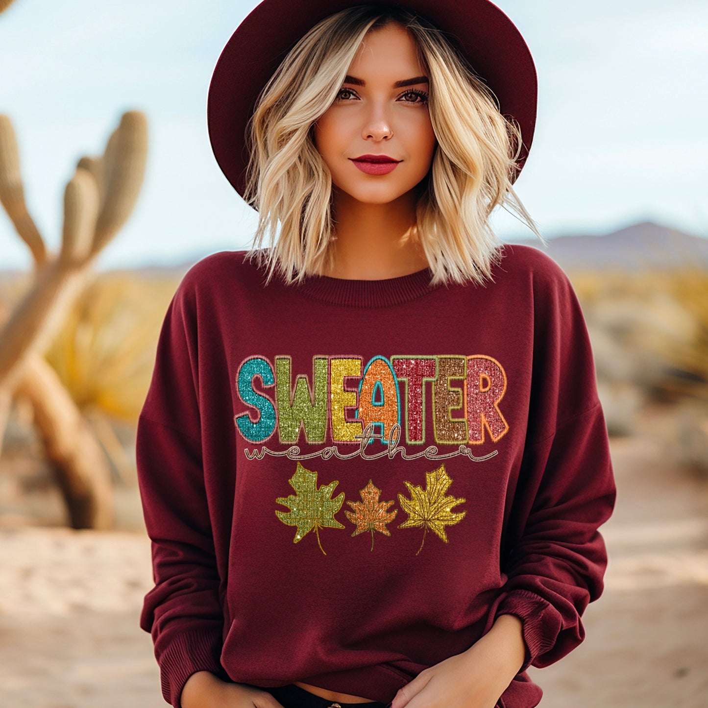 Sweater Weather-Sweatshirt