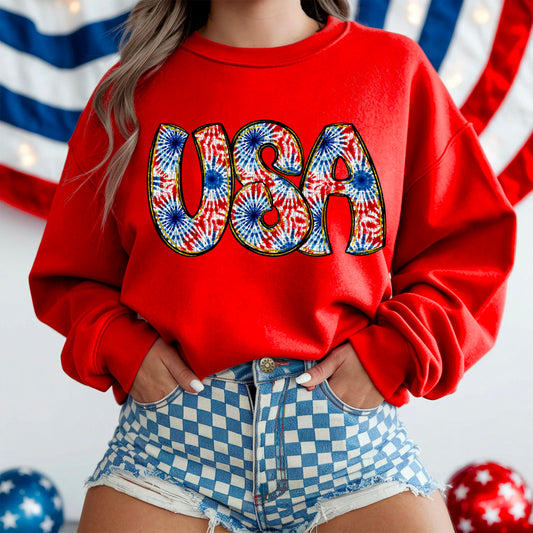 USA tie dye