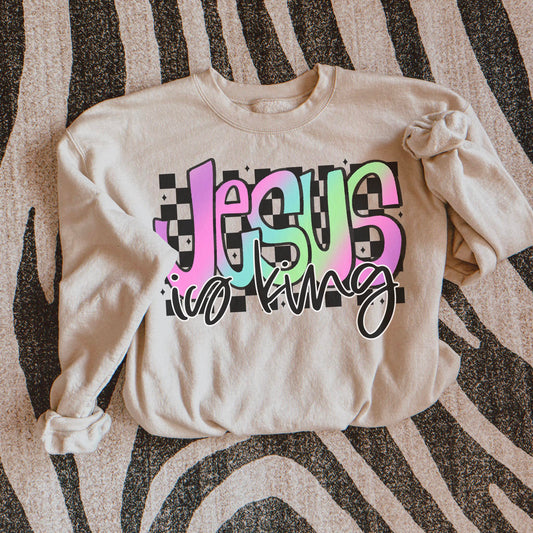 Jesus is King-completed sweatshirt