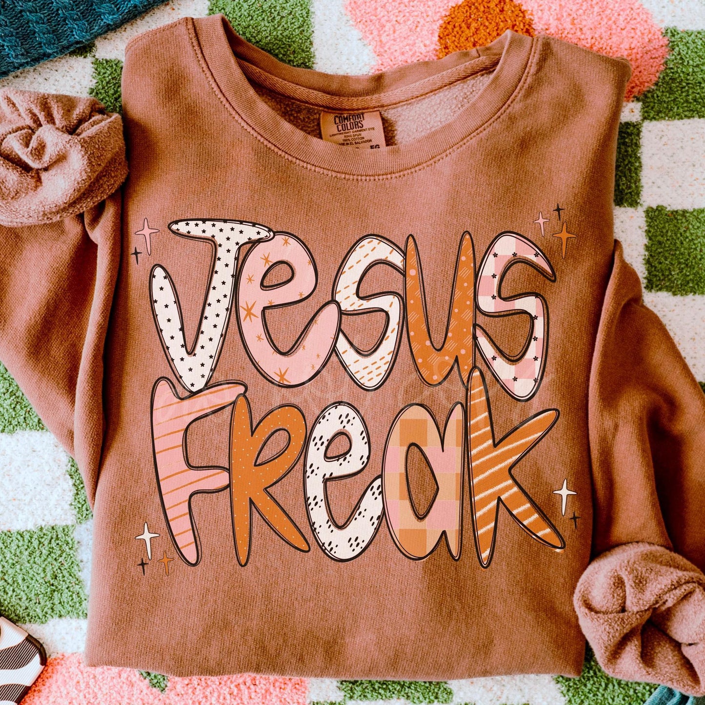 Jesus freak- comfort color sweatshirt