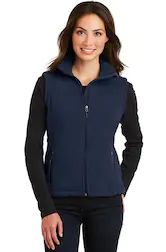 Dispatch Health Embroidery Pocket- Value Fleece Vest L219 (Ladies)